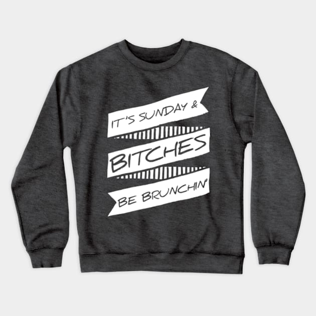 It's Sunday! Crewneck Sweatshirt by Snomad_Designs